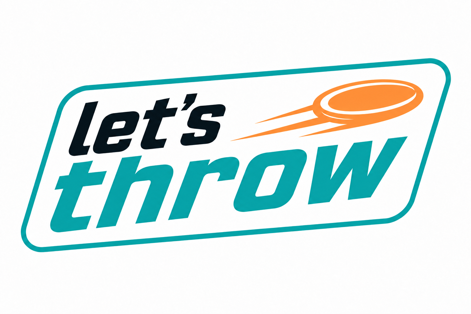 Let’s Throw! disc golf logo